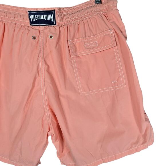 Vilebrequin Swim Shorts Mens 2XL Pink Moorea Swim Trunks Luxury Mesh Lined XXL - Picture 10 of 12